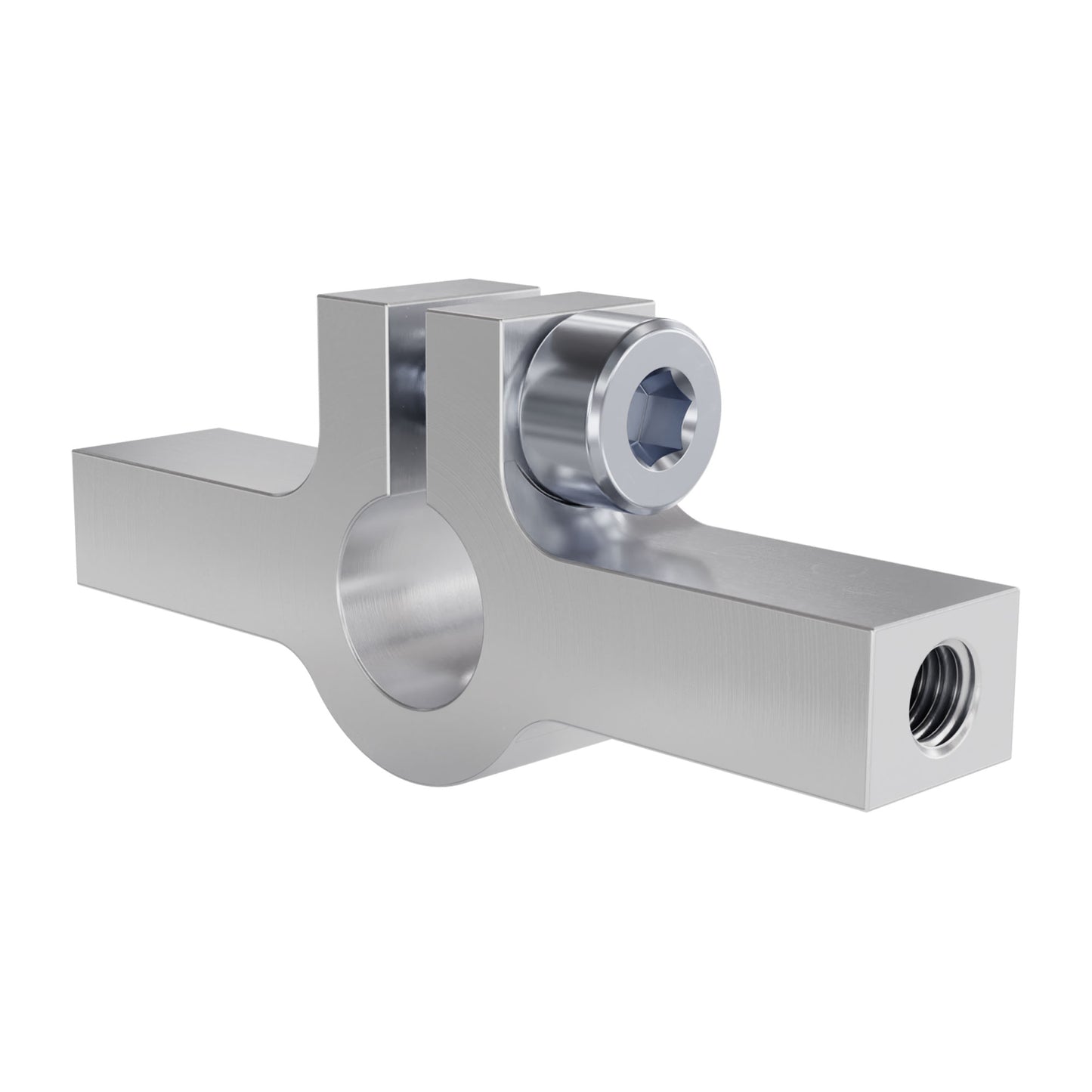 1402 Series 2-Side, 1-Post Clamping Mount (43mm Width, 8mm Bore)