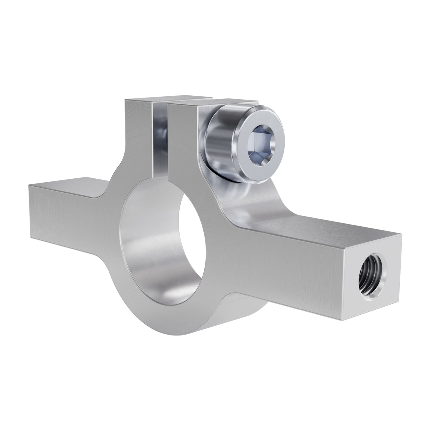 1402 Series 2-Side, 1-Post Clamping Mount (43mm Width, 12mm Bore)