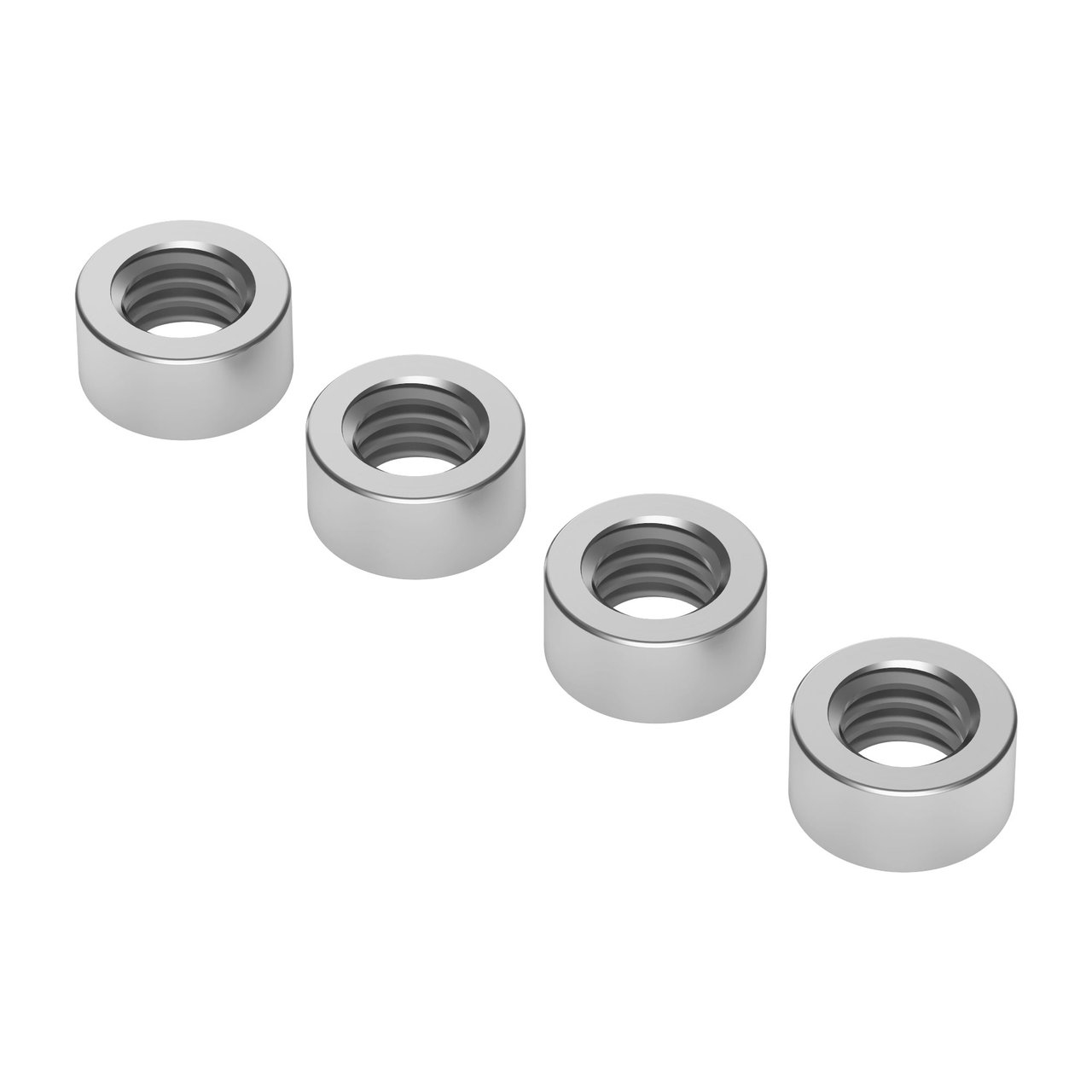 1501-0006-0030 - 1501 Series M4 x 0.7mm Standoff (6mm OD, 3mm Length) - 4 Pack