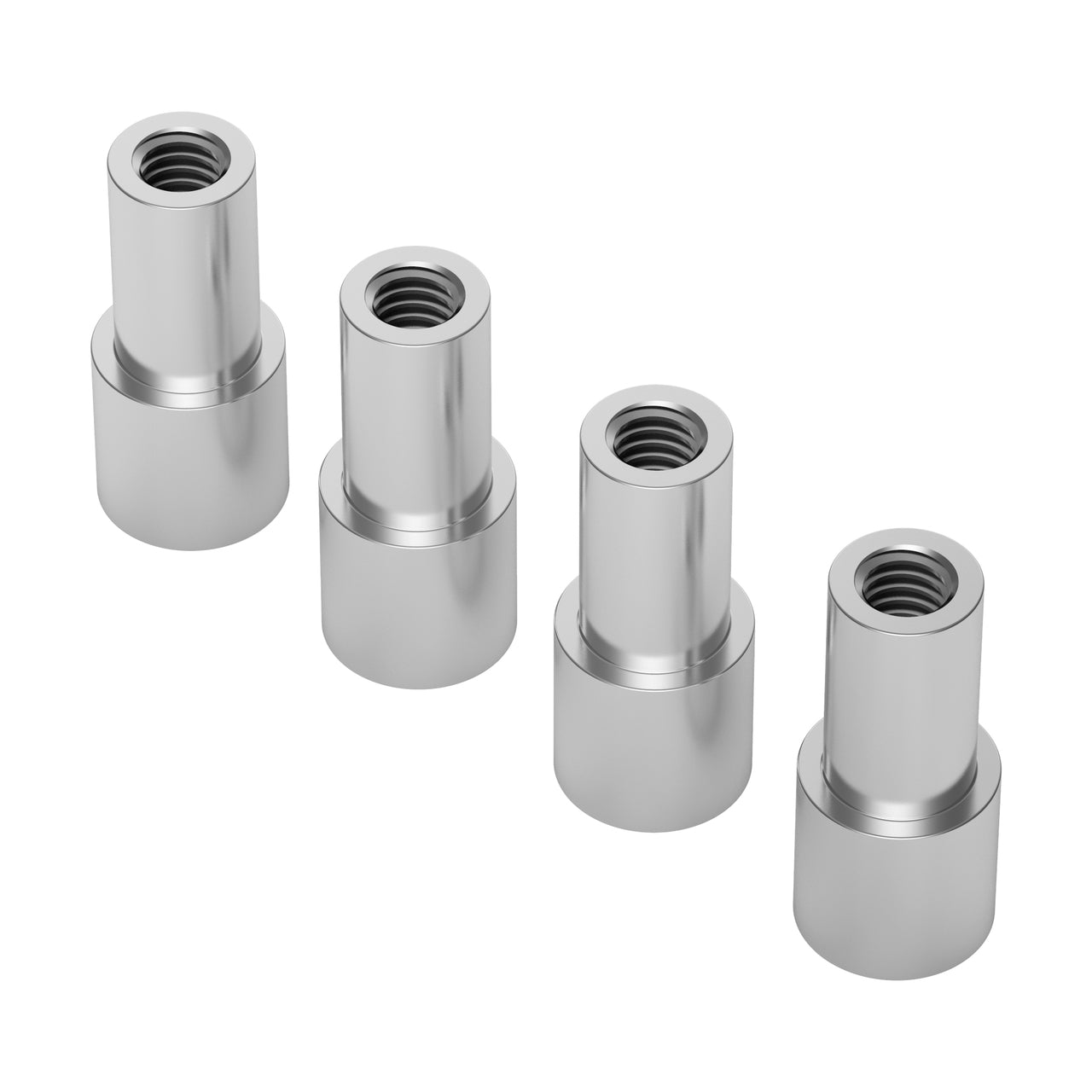 1503-6100-8080 - 1503 Series M4 x 0.7mm Shoulder Standoff (6-8mm OD, 10-8mm Length) - 4 Pack