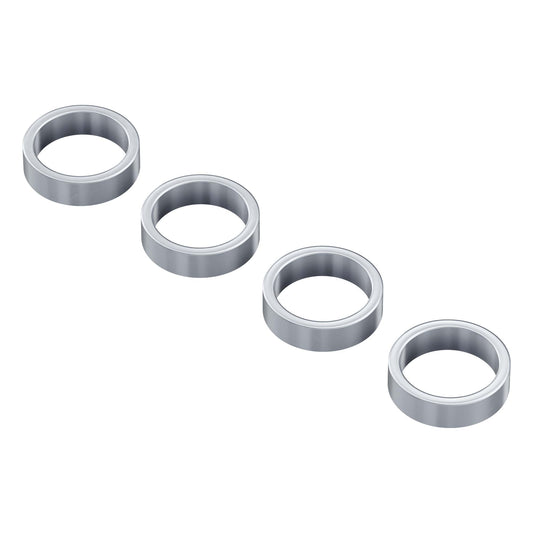 12mm ID Steel Spacer (15mm OD, 4mm Length) - 4 Pack