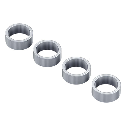 12mm ID Steel Spacer (15mm OD, 6mm Length) - 4 Pack