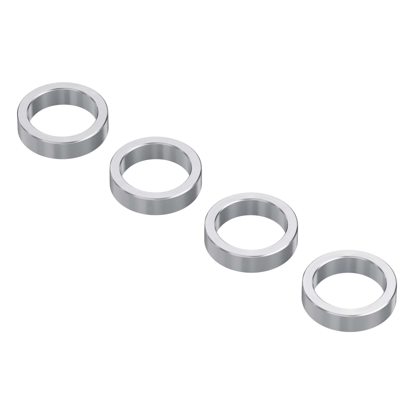 1521 Series 6mm ID Spacer (8mm OD, 2mm Length) - 4 Pack