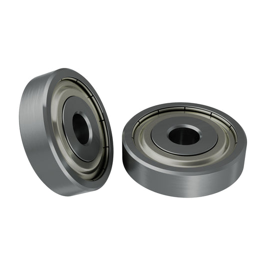 1600-0416-0004 - 1600 Series Non-Flanged Ball Bearing (4mm ID x 16mm OD, 4mm Thickness) - 2 Pack