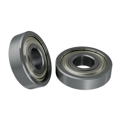 1600-0416-0006 - 1600 Series Non-Flanged Ball Bearing (6mm ID x 16mm OD, 4mm Thickness) - 2 Pack