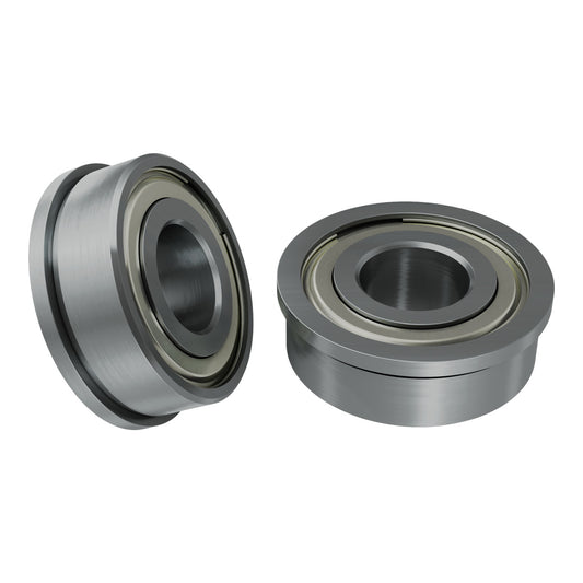 1611-0514-0006 - 1611 Series Flanged Ball Bearing (6mm ID x 14mm OD, 5mm Thickness) - 2 Pack