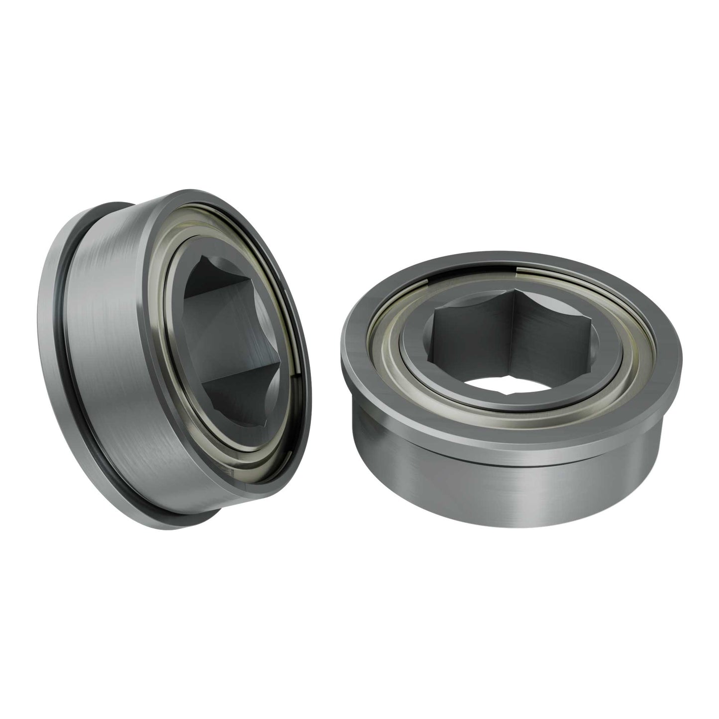 1611 Series Flanged Ball Bearing (8mm REX™ ID x 14mm OD, 5mm Thickness) - 2 Pack