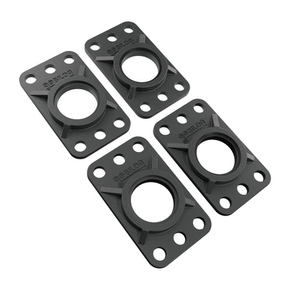 1616 Series Drop-Center Bearing Plate (2mm Drop) - 4 Pack