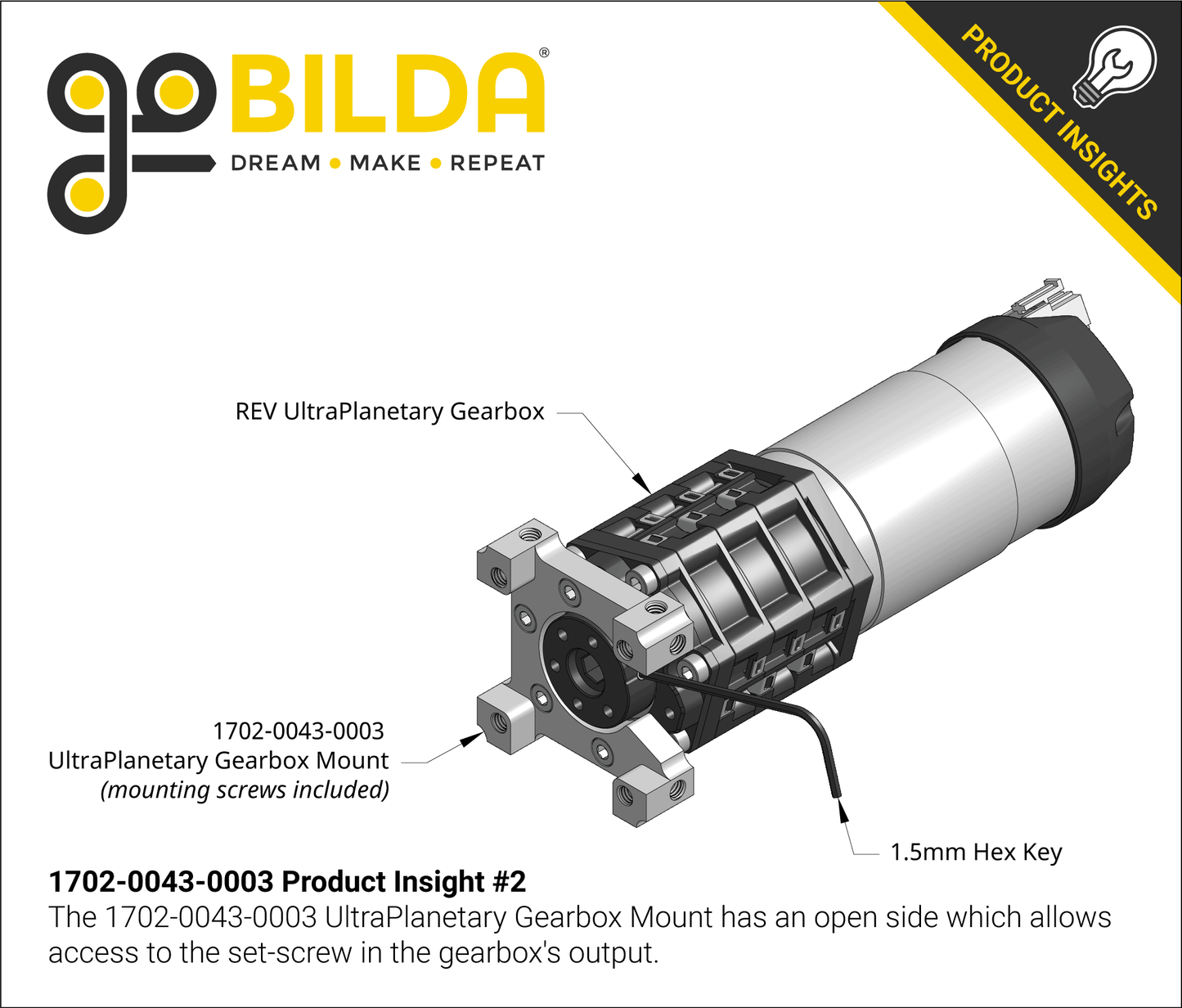 1702 Series Quad Block Motor Mount (43-3)