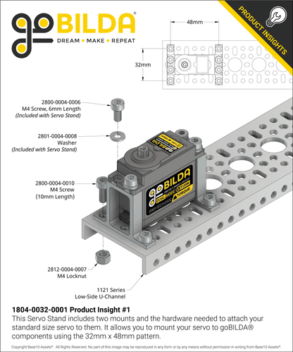 1804 Series Servo Stand (32-1)