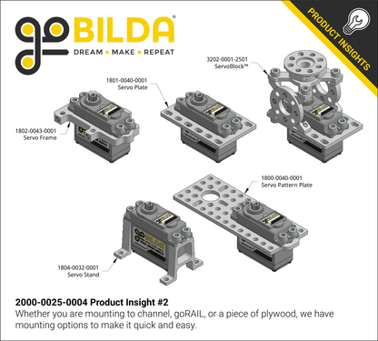 2000 Series Dual Mode Servo (25-4, Super Speed)