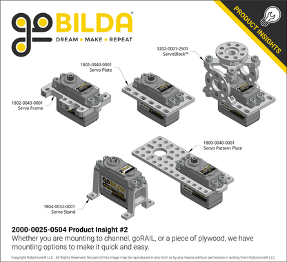 2000 Series 5-Turn, Dual Mode Servo (25-4, Super Speed)