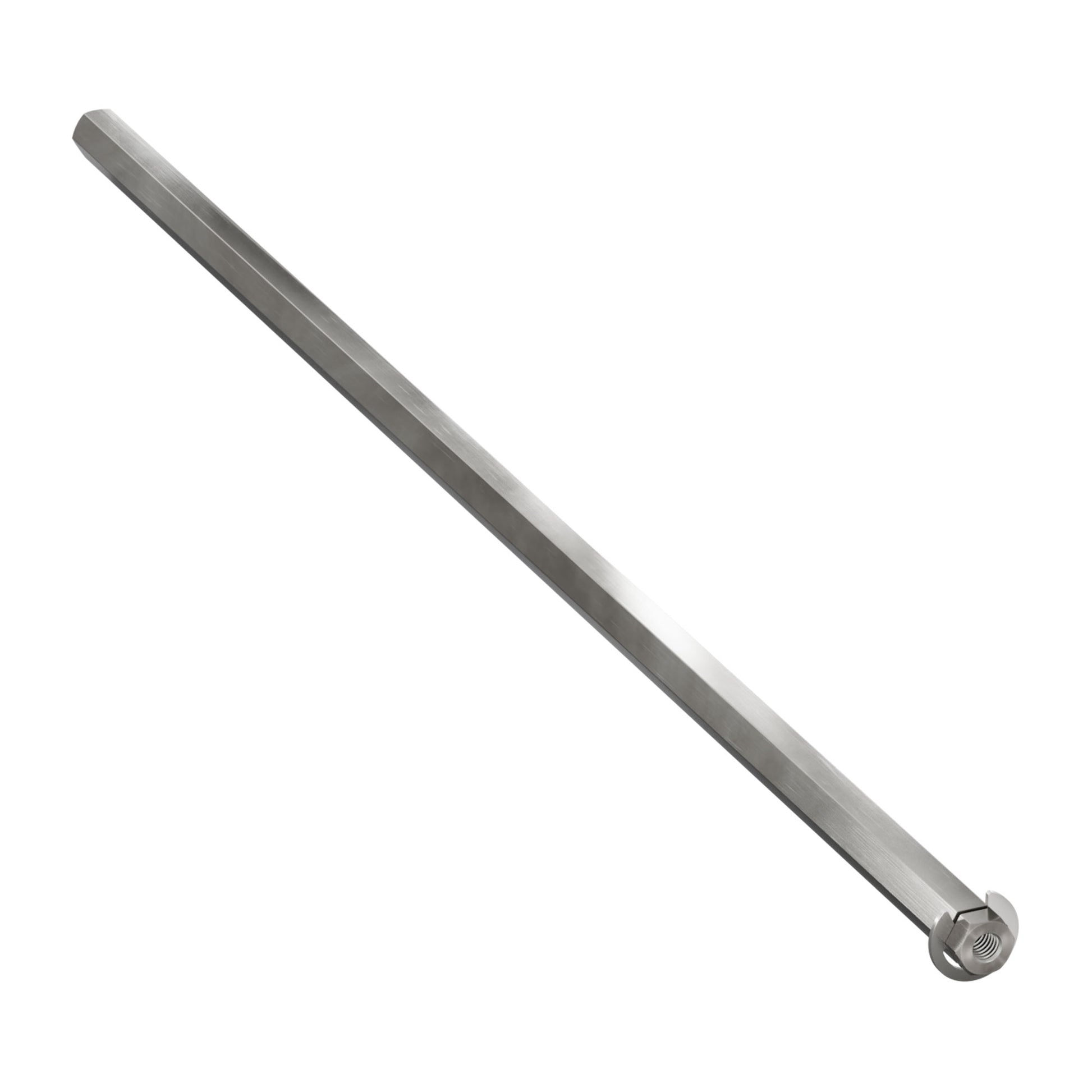 8mm REX™ Shaft with E-Clip (Stainless Steel, 288mm Length)