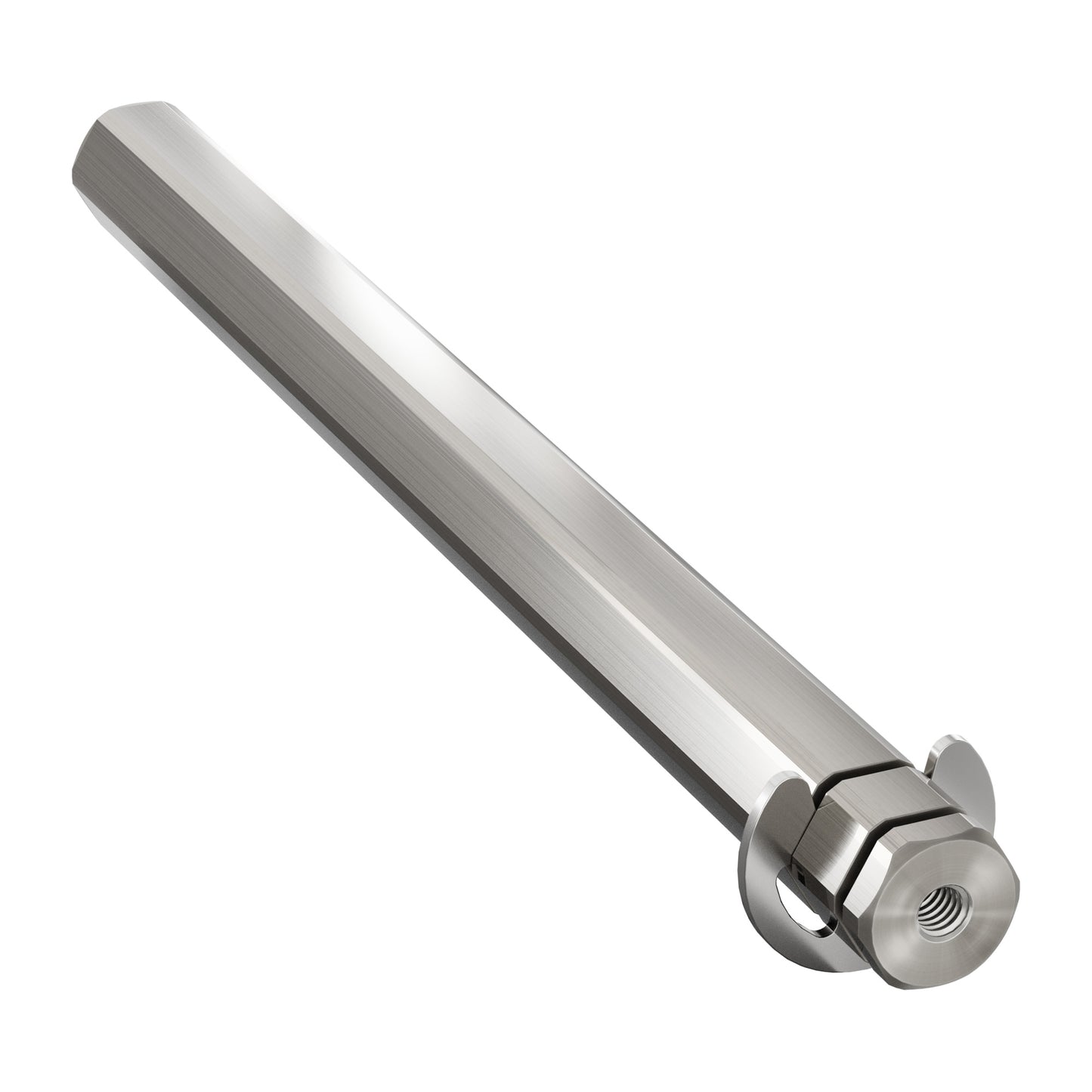 12mm REX™ Shaft with E-Clip (Stainless Steel, 144mm Length)