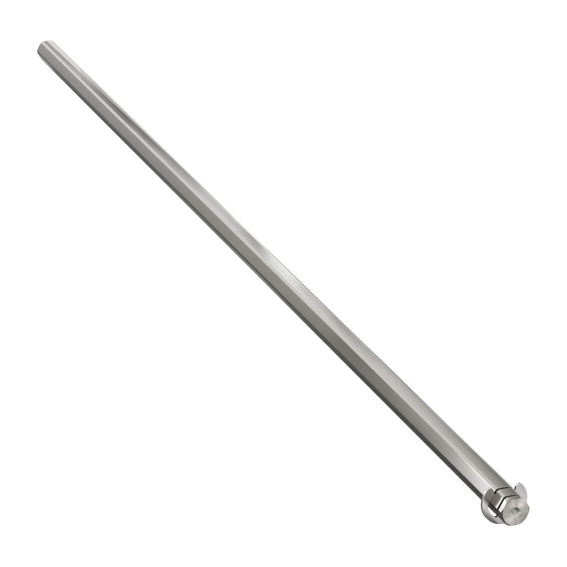 12mm REX™ Shaft with E-Clip (Stainless Steel, 624mm Length)