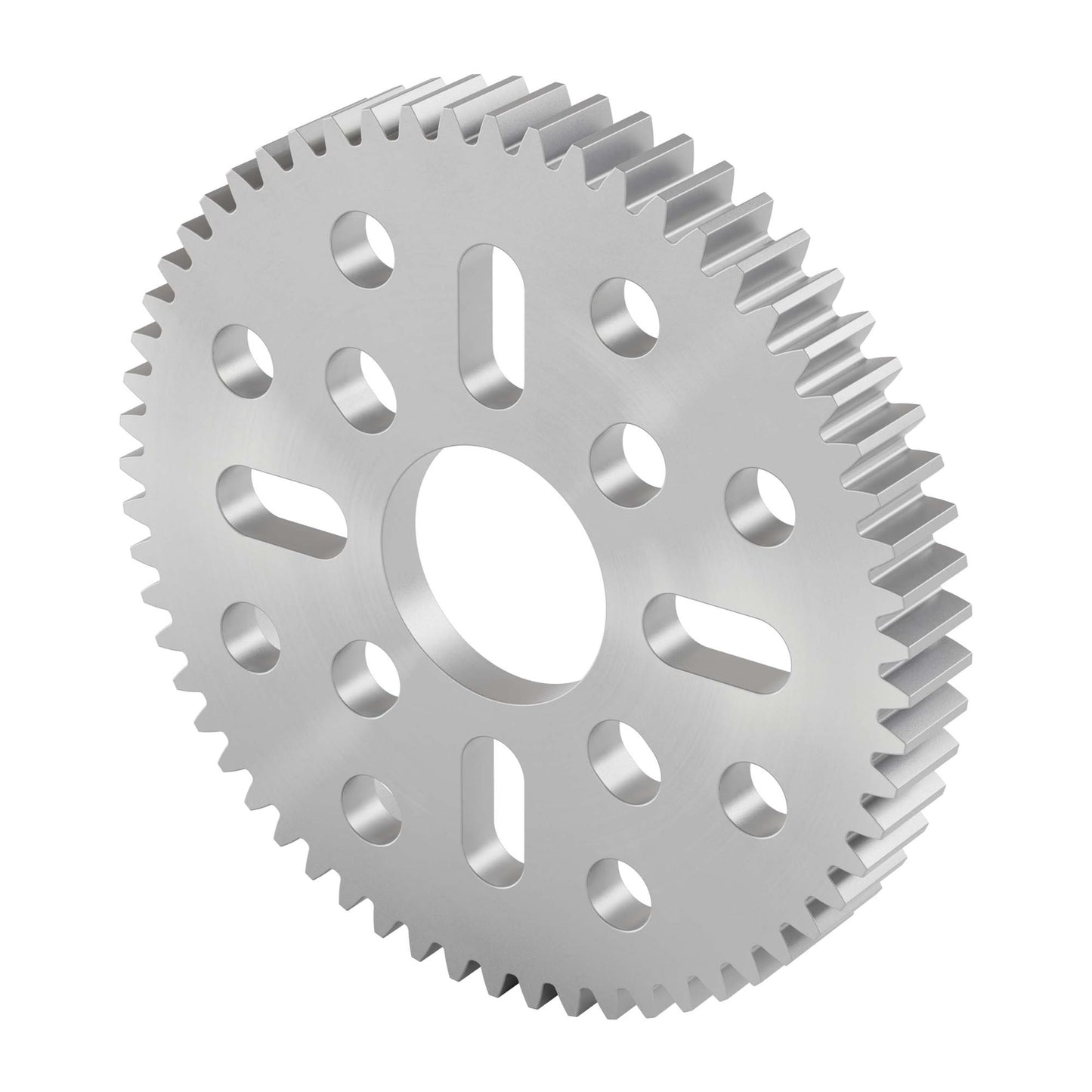 2302 Series Aluminum, MOD 0.8, Hub Mount Gear (14mm Bore, 60 Tooth)