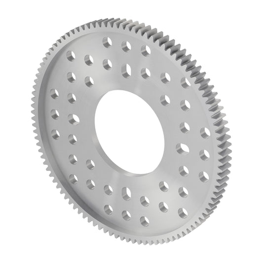 2302 Series Aluminum, MOD 0.8, Hub Mount Gear (32mm Bore, 100 Tooth)