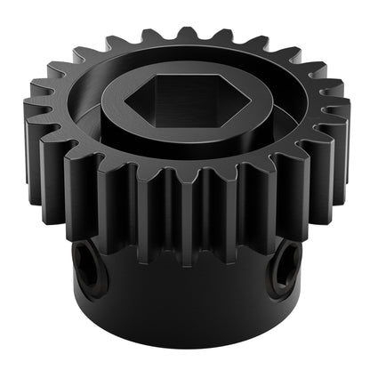 2303-4008-0024 -2303 Series Steel, MOD 0.8 Pinion Gear (8mm REX Bore, 24 Tooth)