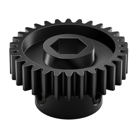 2303-4008-0030 - 2303 Series Steel, MOD 0.8 Pinion Gear (8mm REX Bore, 30 Tooth)