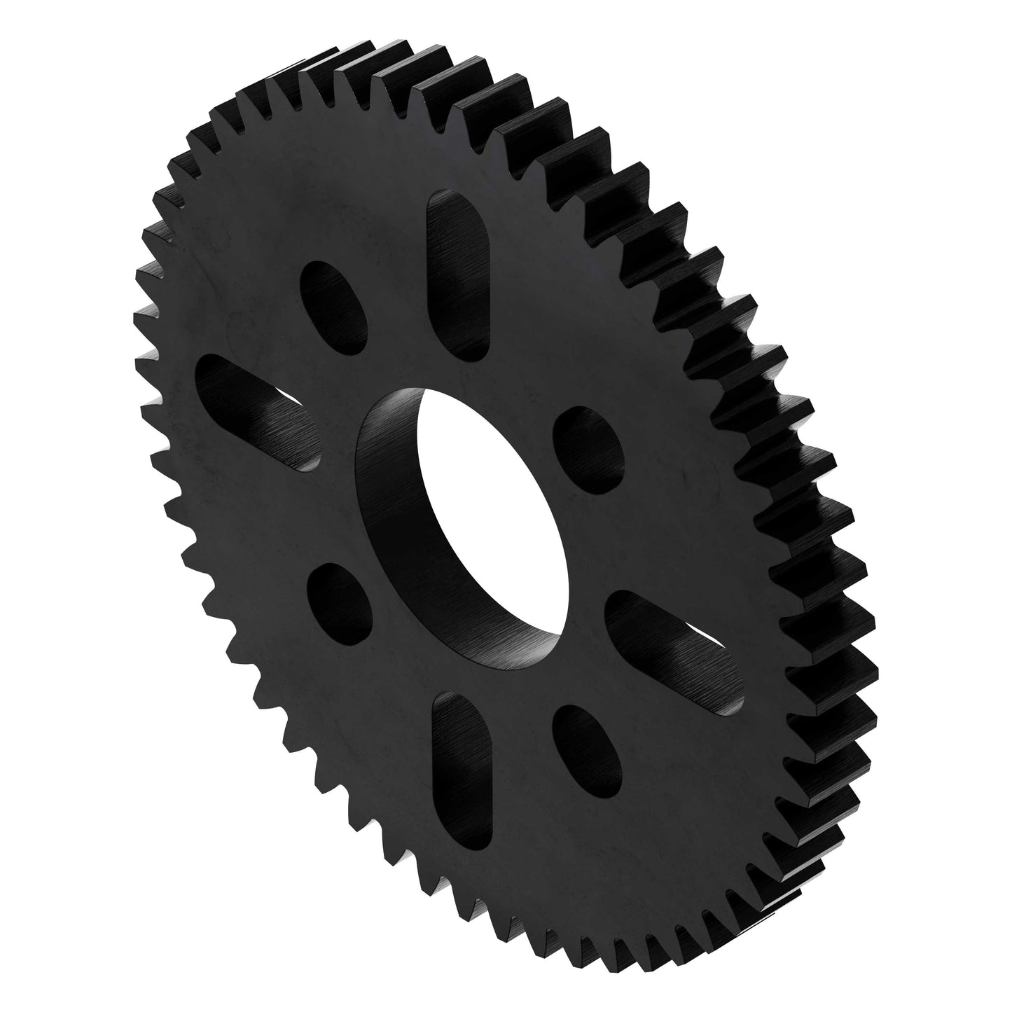 54 Tooth Hub-Mount Gear (MOD 0.8, 4mm Thick Acetal)