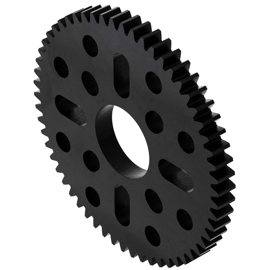 58 Tooth Hub-Mount Gear (MOD 0.8, 4mm Thick Acetal)