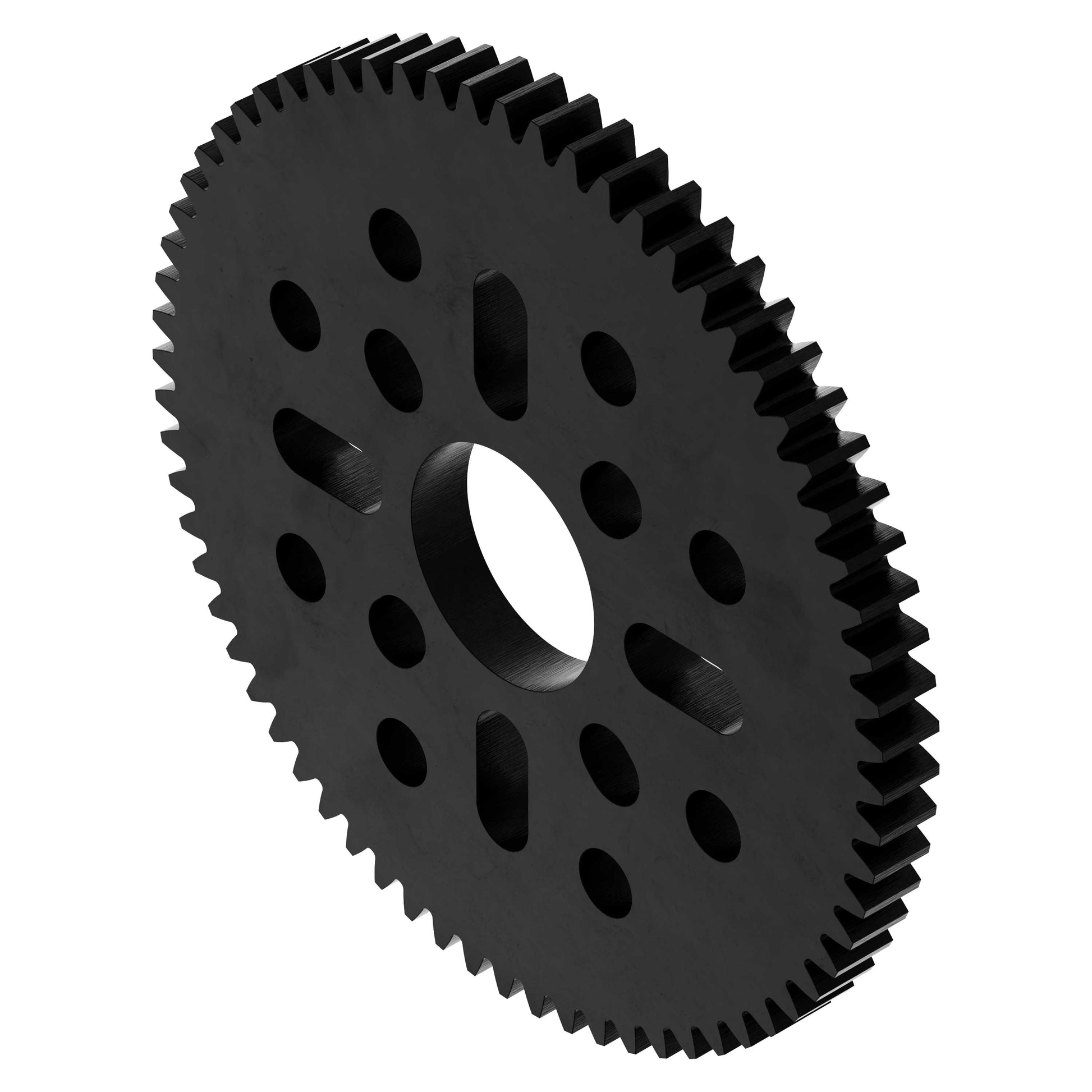 68 Tooth Hub-Mount Gear (MOD 0.8, 4mm Thick Acetal)