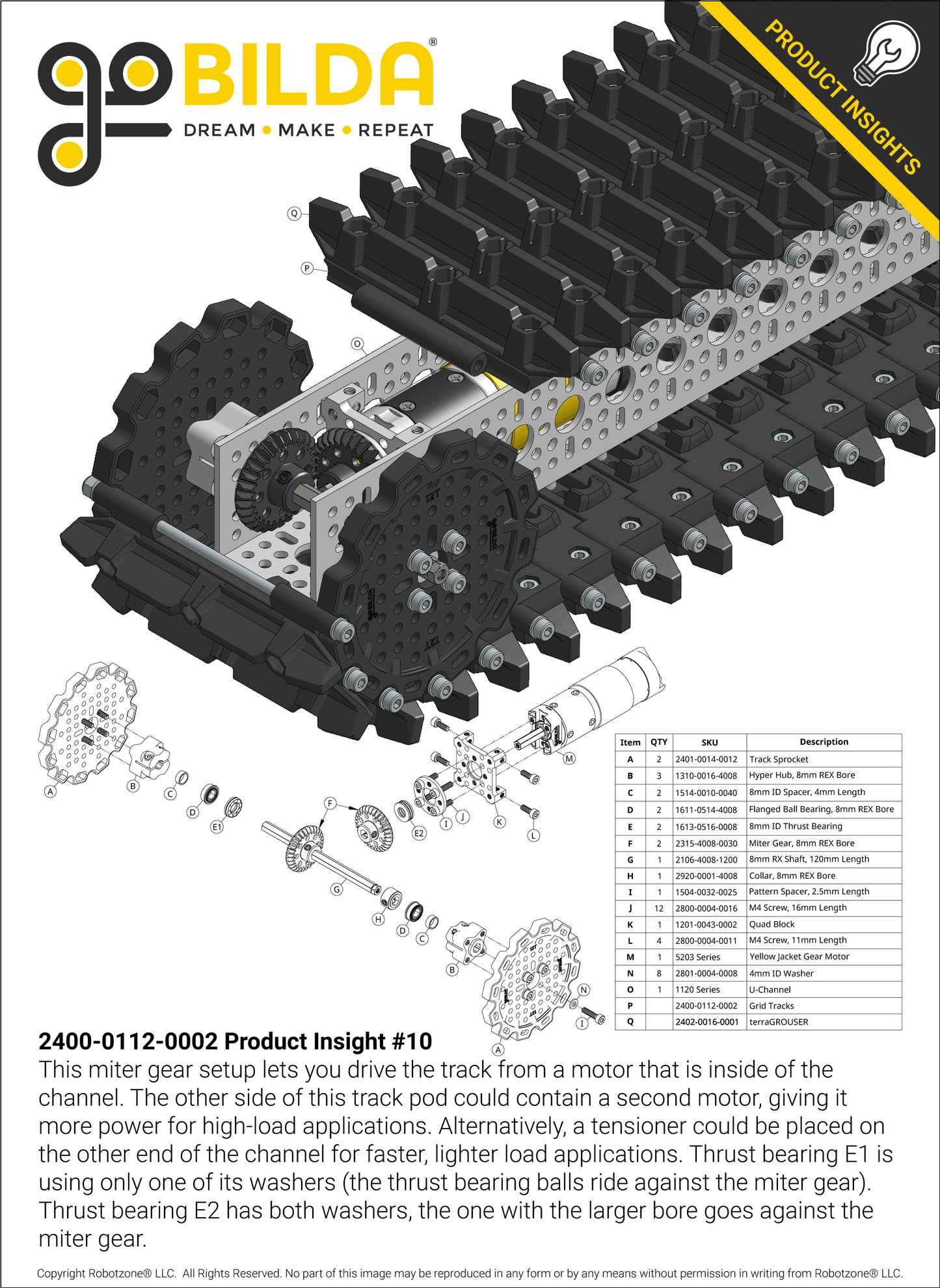 Grid-Track (24mm Pitch, 112mm Width) - 6 Pack