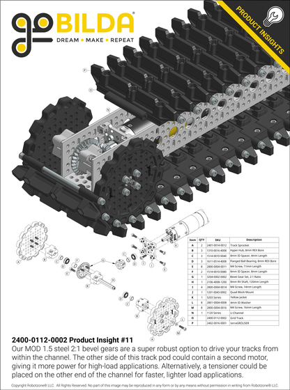 Grid-Track (24mm Pitch, 112mm Width) - 6 Pack