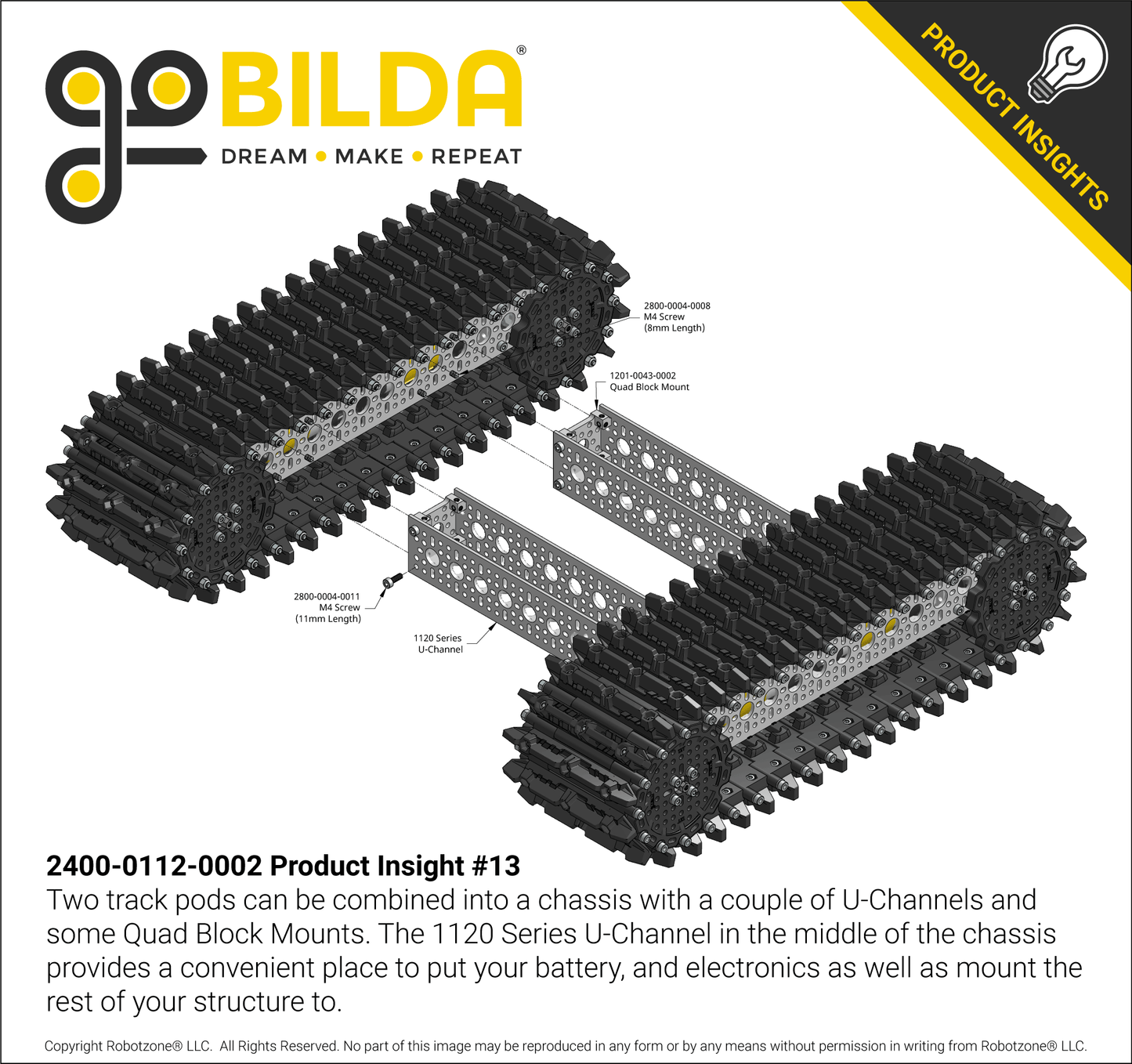 Grid-Track (24mm Pitch, 112mm Width) - 6 Pack