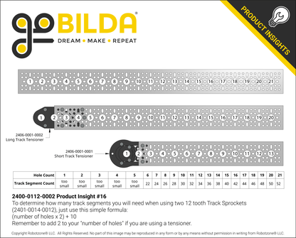 Grid-Track (24mm Pitch, 112mm Width) - 6 Pack