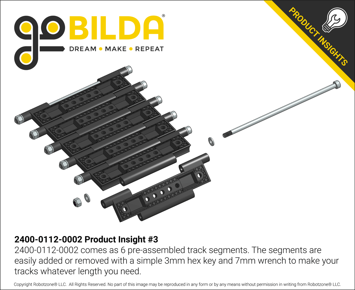 Grid-Track (24mm Pitch, 112mm Width) - 6 Pack