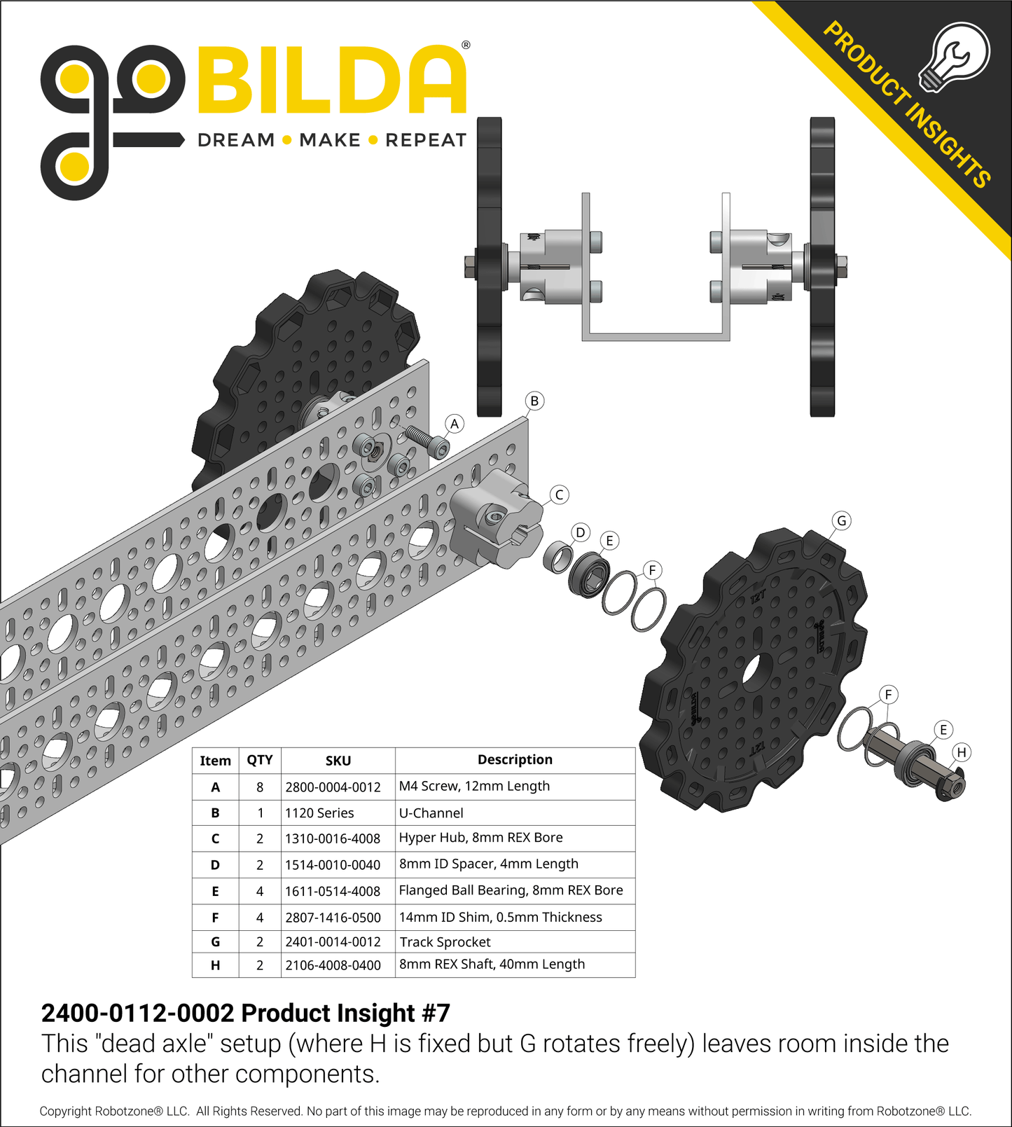 Grid-Track (24mm Pitch, 112mm Width) - 6 Pack