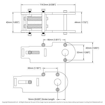 Long Tensioner Kit for 2400 Series Tracks (1-3) - 2 Pack