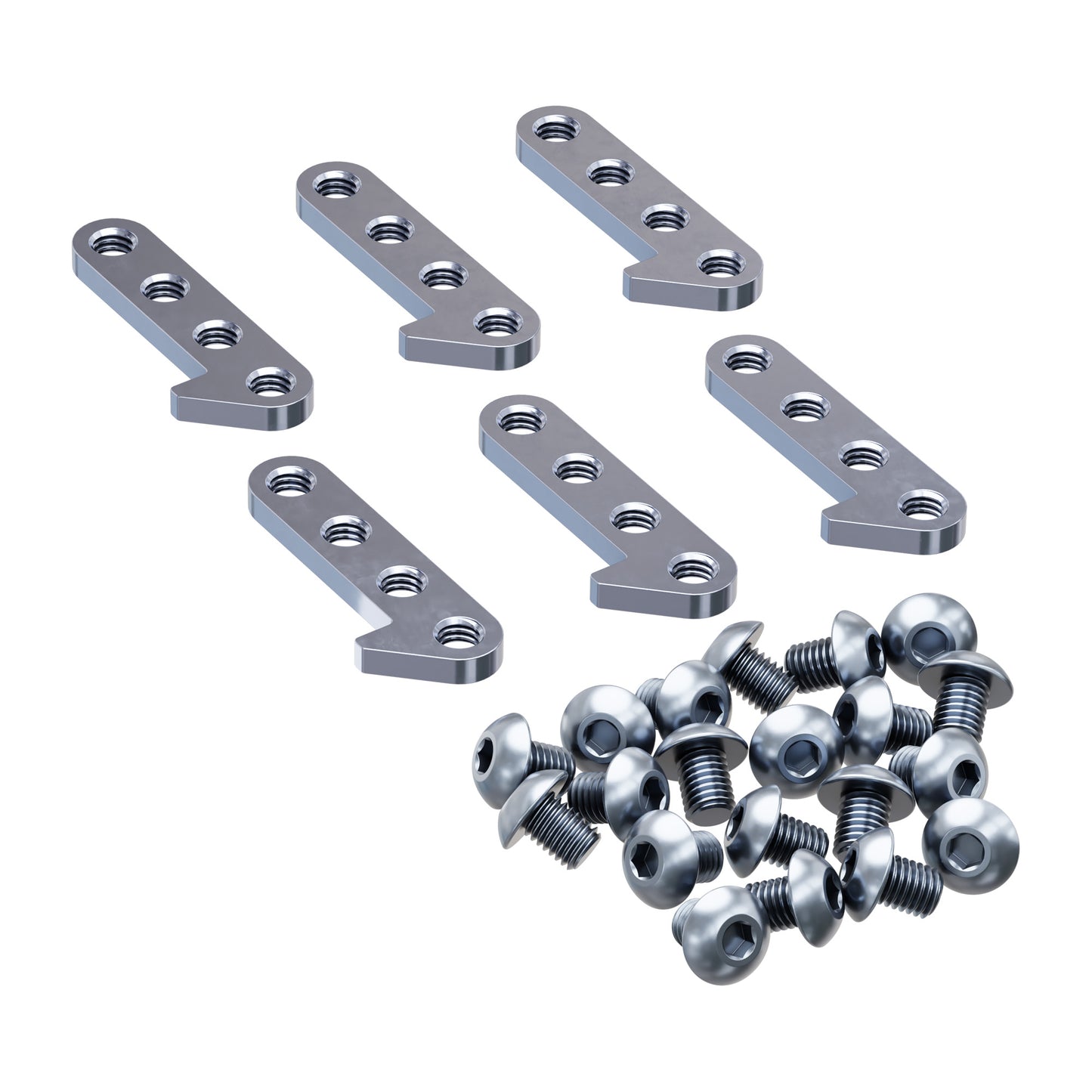 Steel End-Stop for Viper-Slide (1-1) - 6 Pack