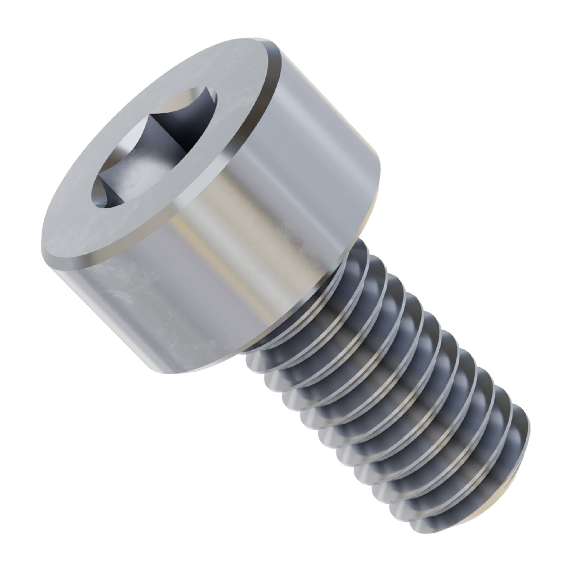 Zinc-Plated Steel Socket Head Screw (M3 x 0.5mm, 6mm Length) - 6 Pack