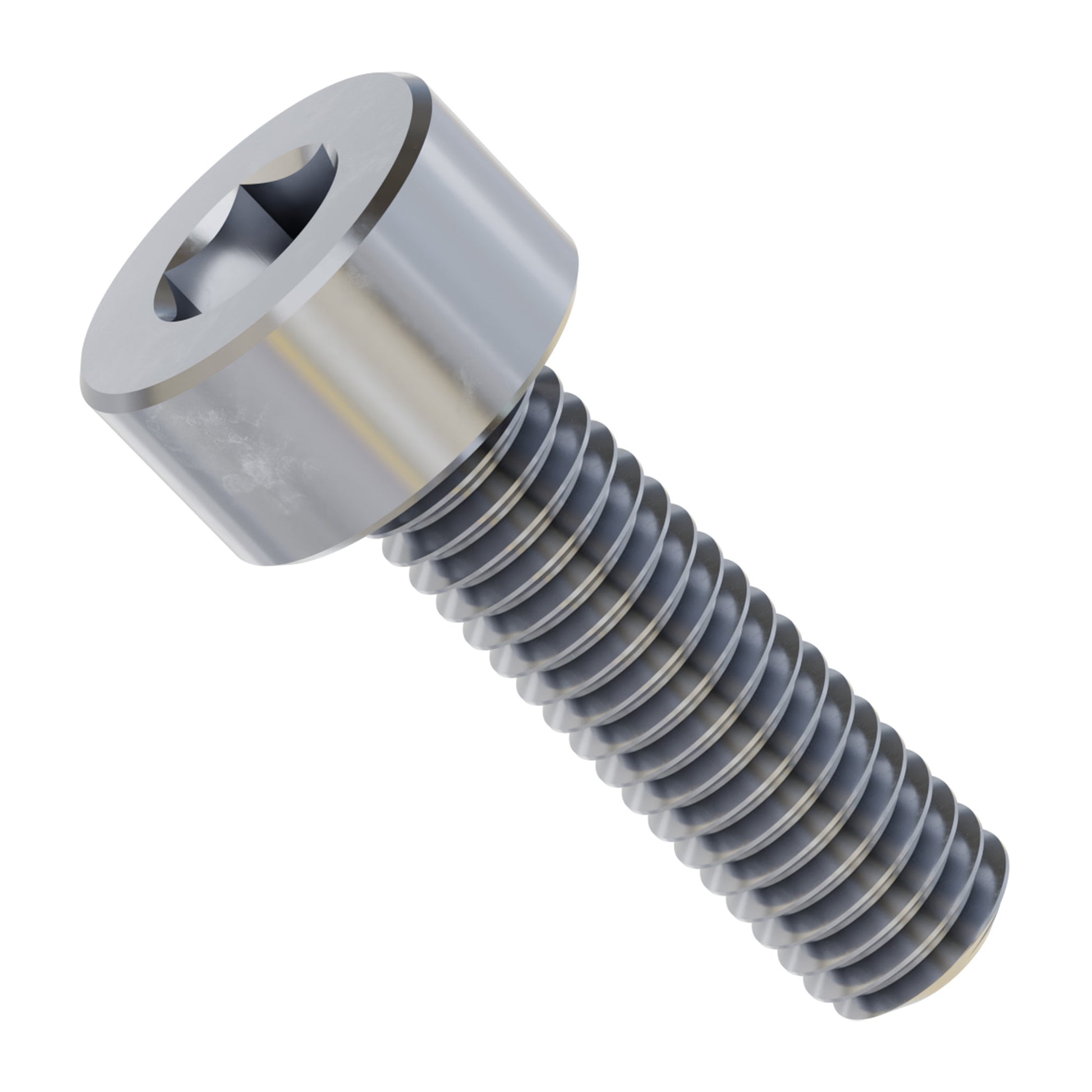 Zinc-Plated Steel Socket Head Screw (M3 x 0.5mm, 10mm Length) - 6 Pack