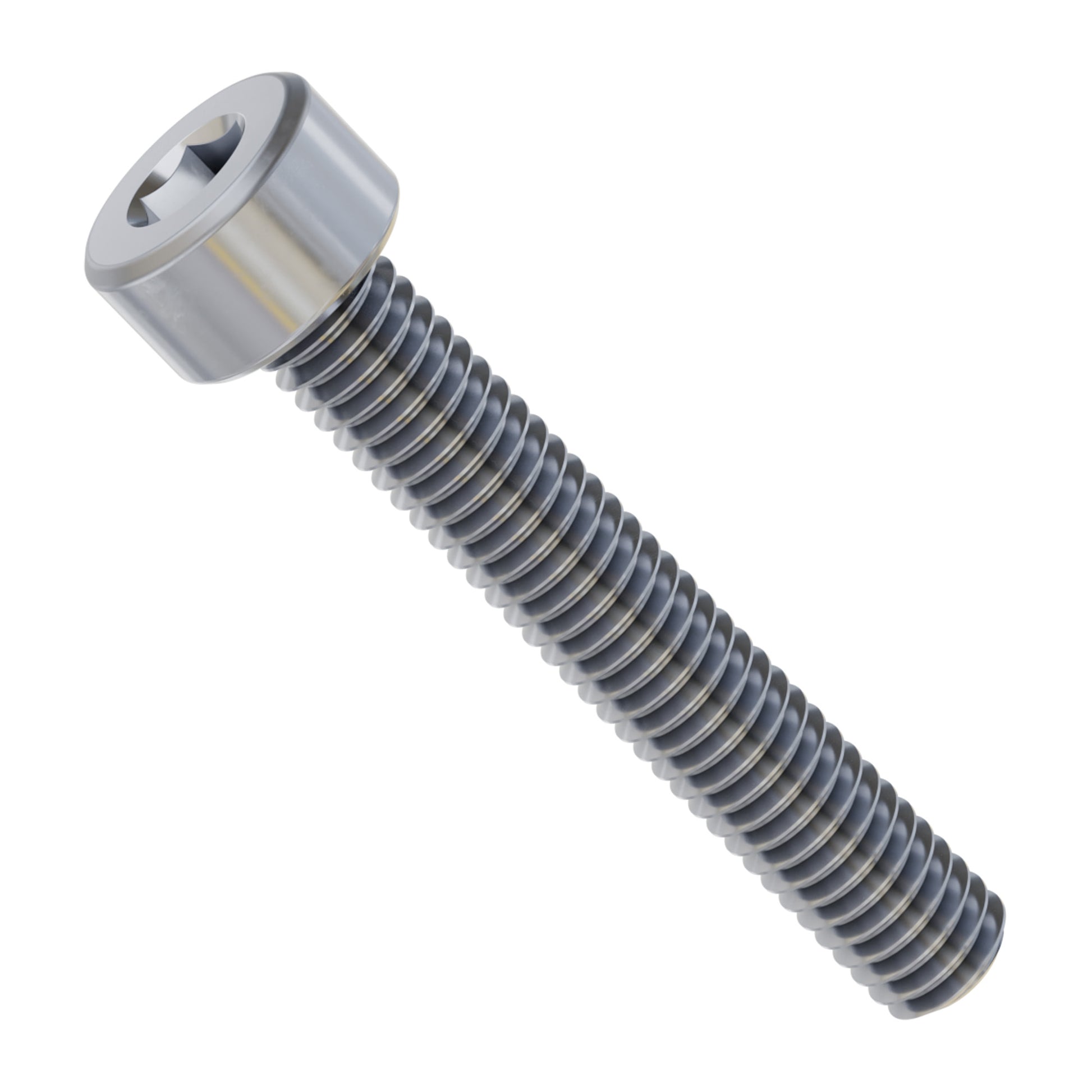 M4 x 0.7mm Zinc-Plated Socket Head Screw (25mm Length) - 25 Pack