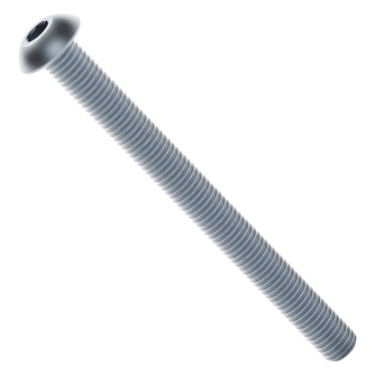 2802-0004-0045 - 2802 Series Zinc-Plated Steel Button Head Screw (M4 x 0.7mm, 45mm Length) - 25 Pack