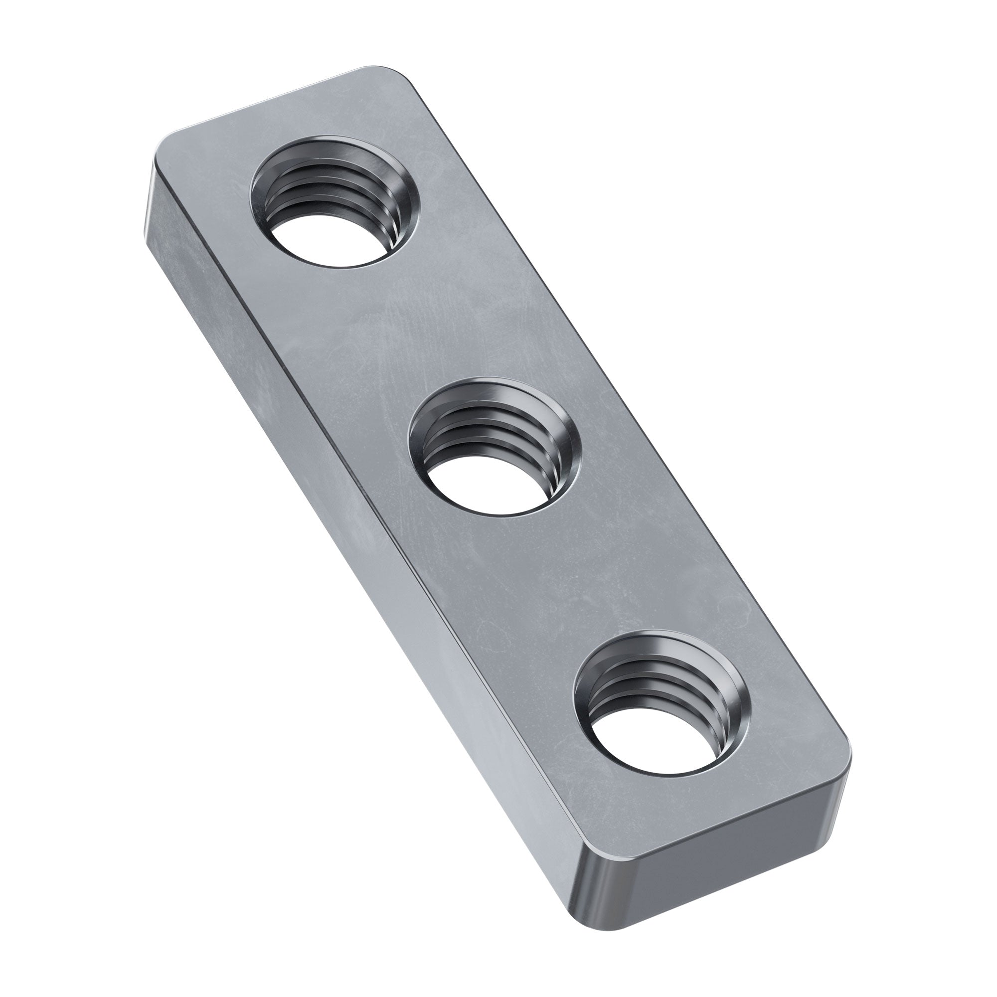 Australia Gobilda 1 x 3 Hole Steel Threaded Plate (7mm x 23mm) - 4 Pack ...
