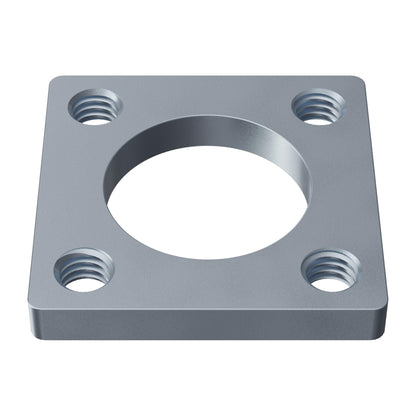 16mm Square Pattern Steel Threaded Plate - 2 Pack