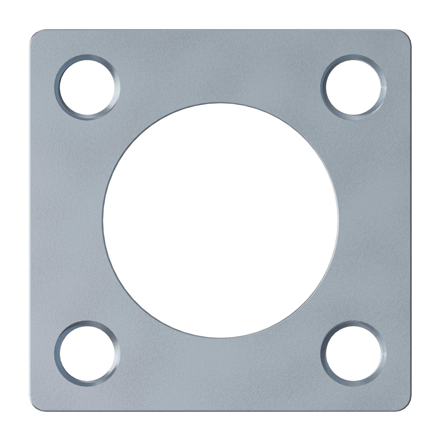 16mm Square Pattern Steel Threaded Plate - 2 Pack