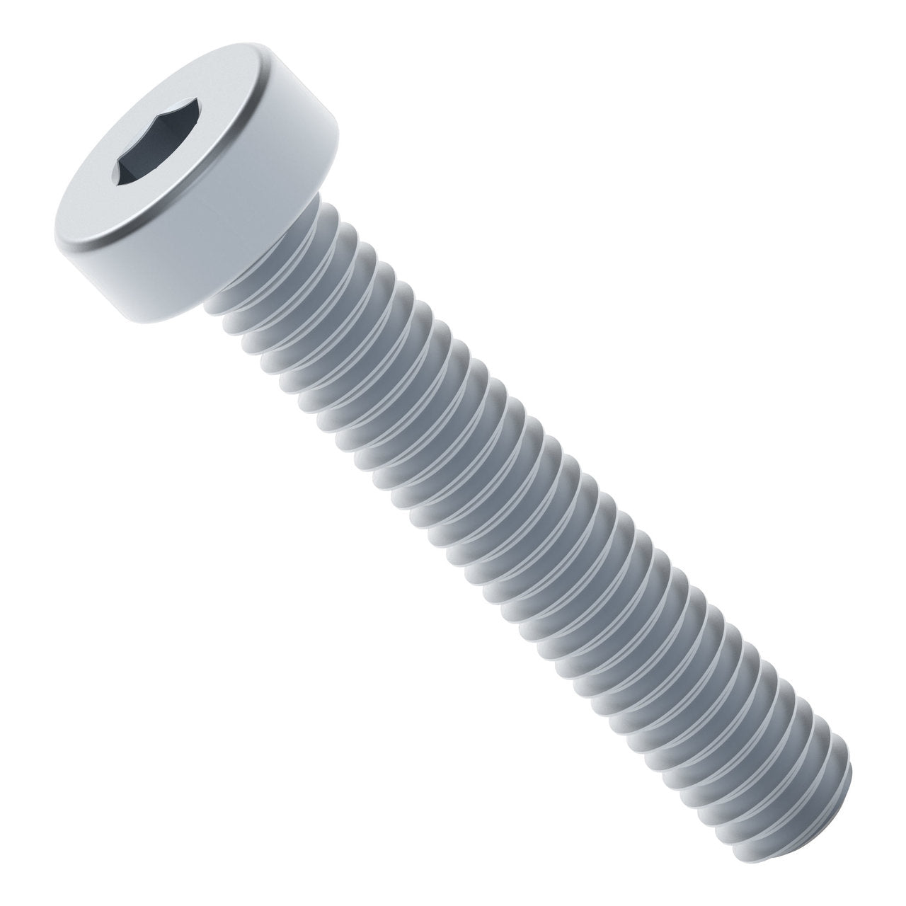 2804-0004-0022 - 2804 Series Zinc-Plated Steel Low Profile Socket Head Screw (M4 x 0.7mm, 22mm Length) - 25 Pack