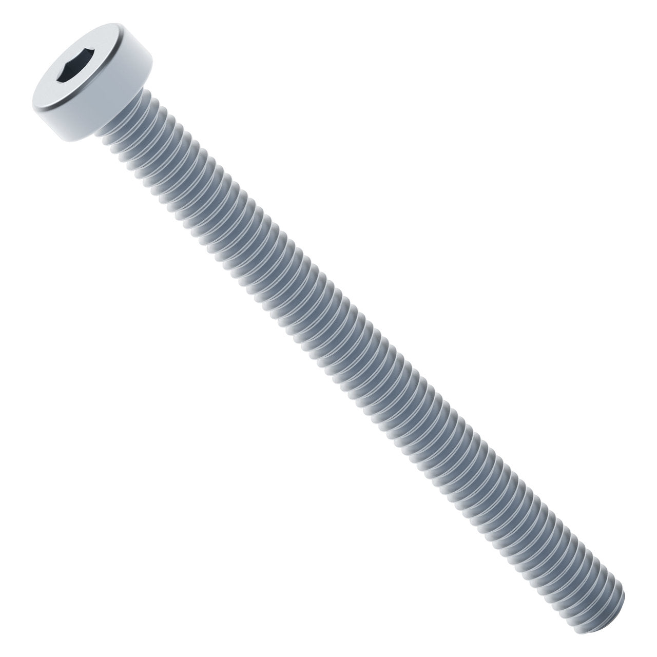 2804-0004-0045 - 2804 Series Zinc-Plated Steel Low Profile Socket Head Screw (M4 x 0.7mm, 45mm Length) - 25 Pack