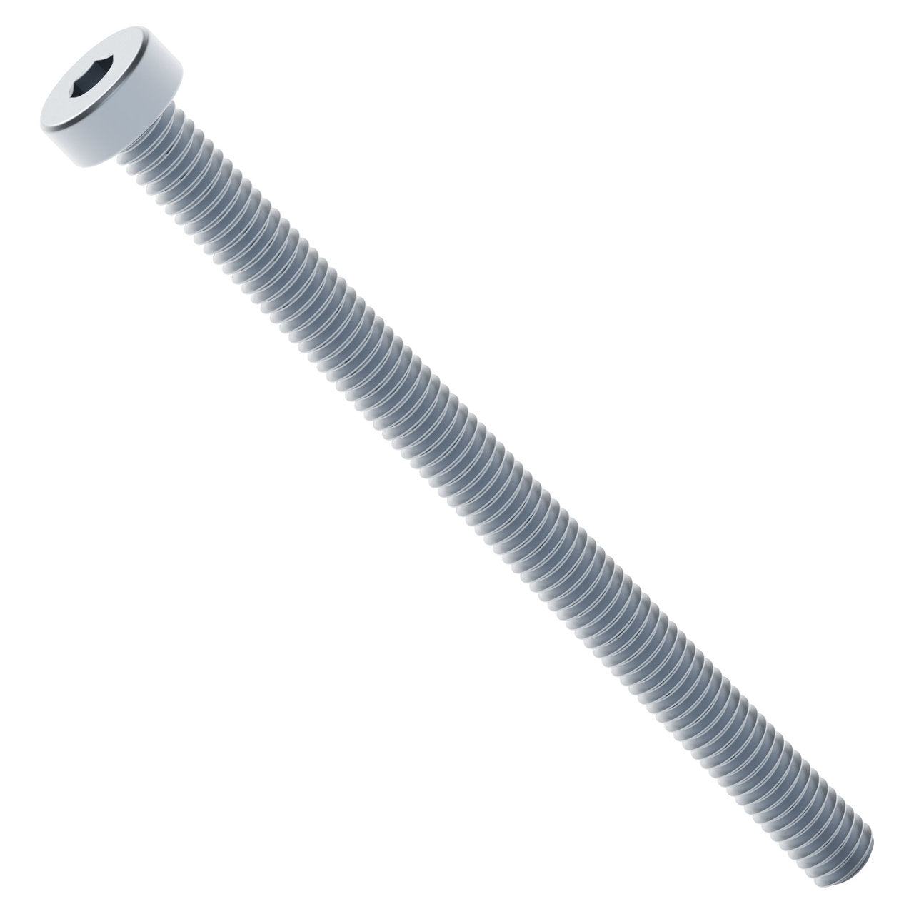 2804-0004-0055 - 2804 Series Zinc-Plated Steel Low Profile Socket Head Screw (M4 x 0.7mm, 55mm Length) - 25 Pack