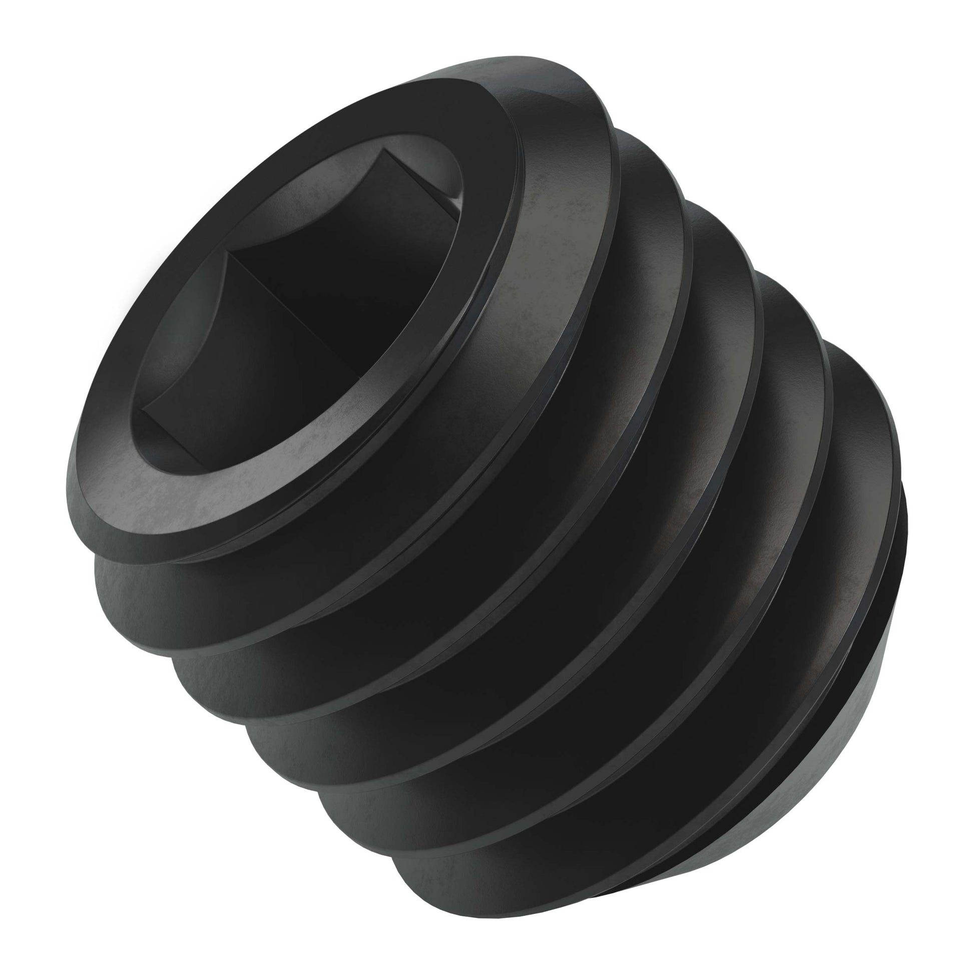 2806 Series Black Oxide Steel Cup-Point Set-Screw (M5 x 0.8mm, 5mm Length) - 25 Pack