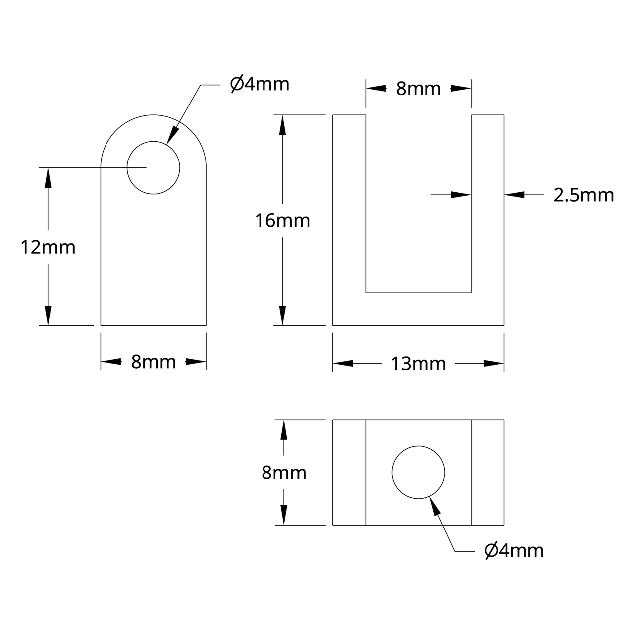 2901 Series Shock Mount (1-1) - 2 Pack