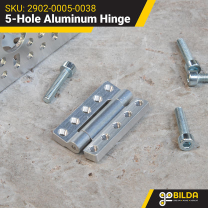 2902 Series Hinge (5 Hole, 38mm Length)