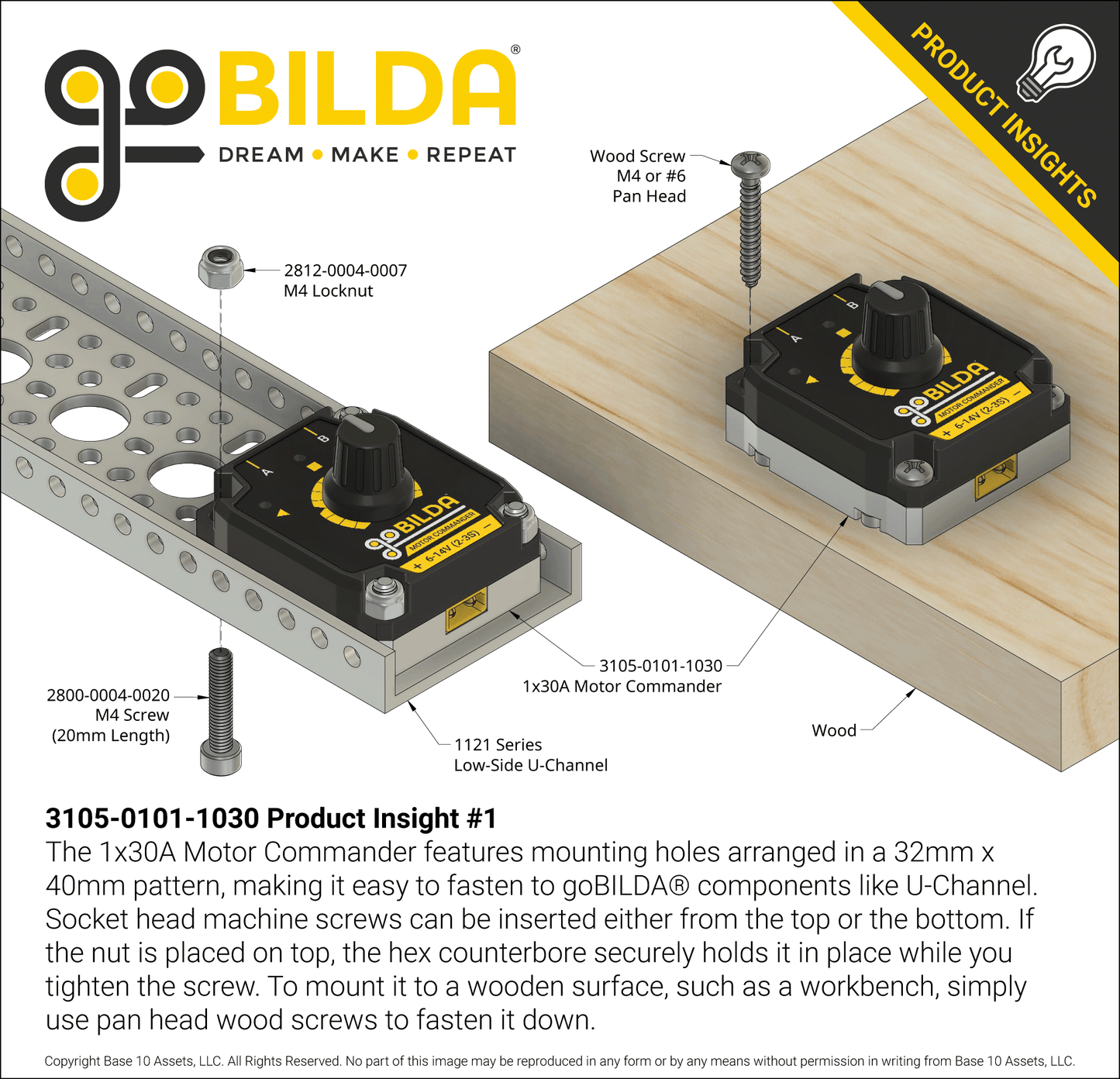 1x30A Motor Commander