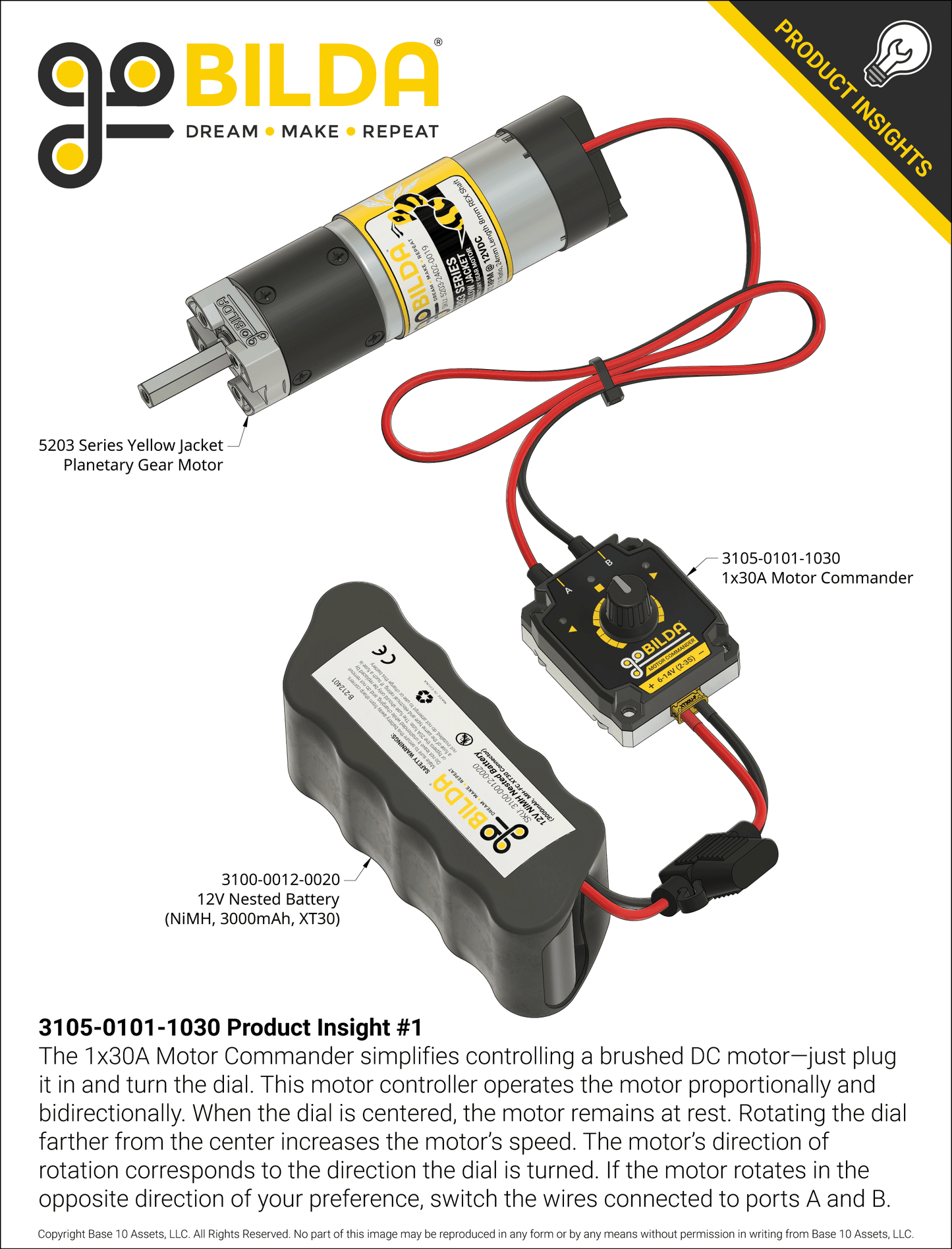 1x30A Motor Commander