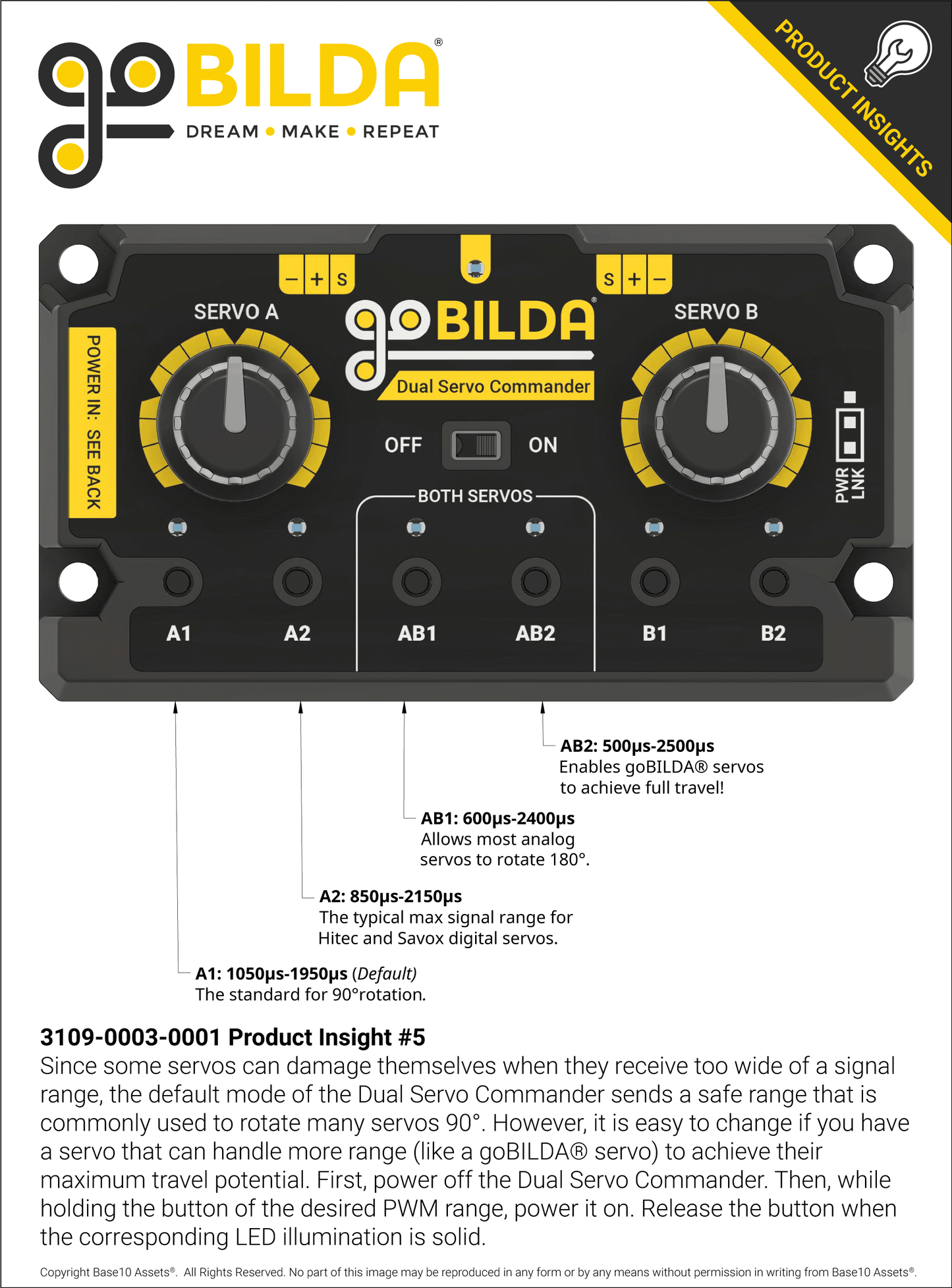 Dual Servo Commander